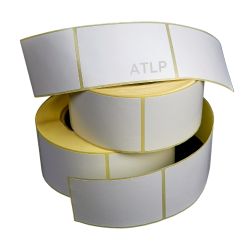 Rouleau d'étiquettes velin mandrin 76mm diamètre 200mm