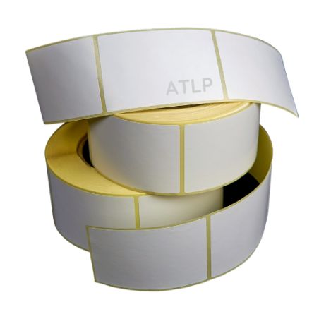 Rouleau d'étiquettes velin mandrin 76mm diamètre 200mm