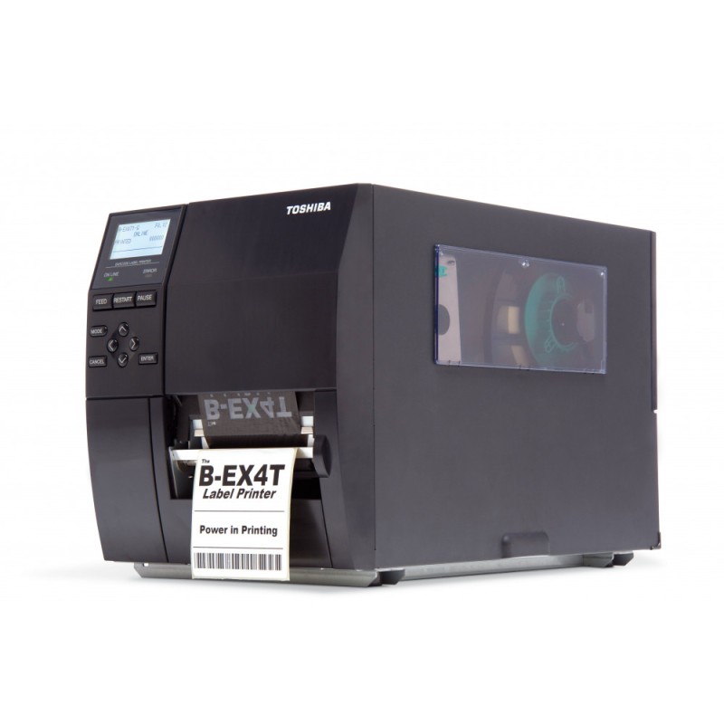 Toshiba B-EX4T1 | Industrieller Etikettendrucker Schrägkopf 4″ | 203 dpi und 300 dpi