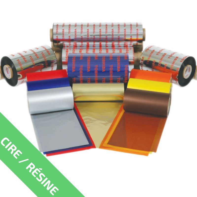 Ruban Cire-Résine AG4 220mm - longueur 300m - Imprimante TOSHIBA | Rubans Thermique Ruban Cire-Résine AG4 220mm - longueur 300m - Imprimante TOSHIBA | Rubans Thermique